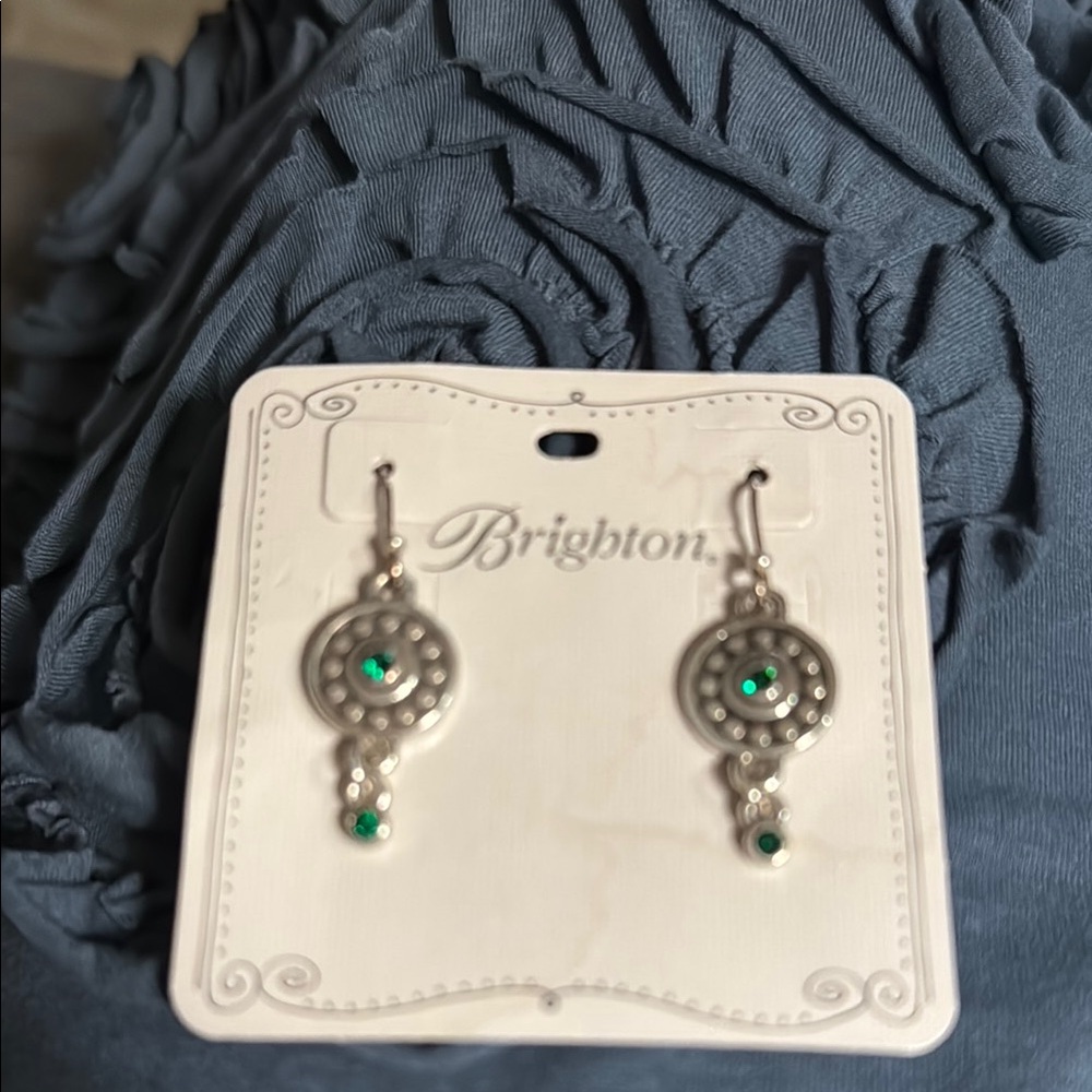 Brighton NWT PEBBLE DOT MEDALI EARRINGS
